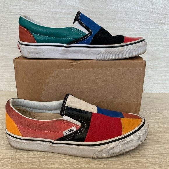 Vans Patchwork Slip Ons - Picture 1 of 8